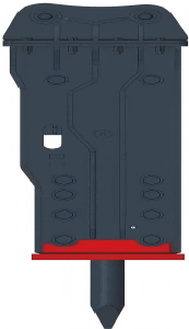 B02 upright breaking hammer