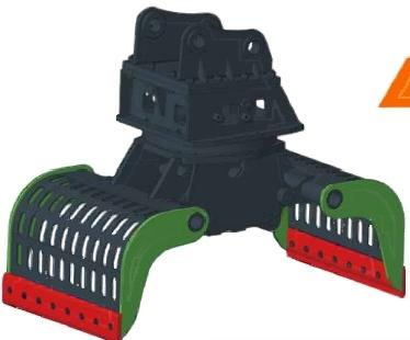 GP02 hydraulic rotating multi-functional grab