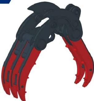 GP05 mechanical scrap steel grab